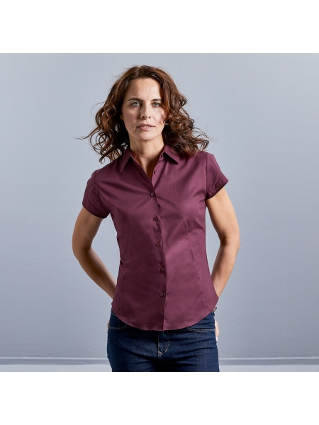 Camicia maniche corte donna Rusell