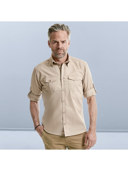 Camicia uomo manica corta Rusell