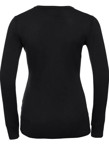 maglione-da-donna-personalizzabile-russell-ladies-v-neck-knitted-pullover-black-15.webp