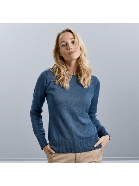 Pullover girocollo donna personalizzabile Russell