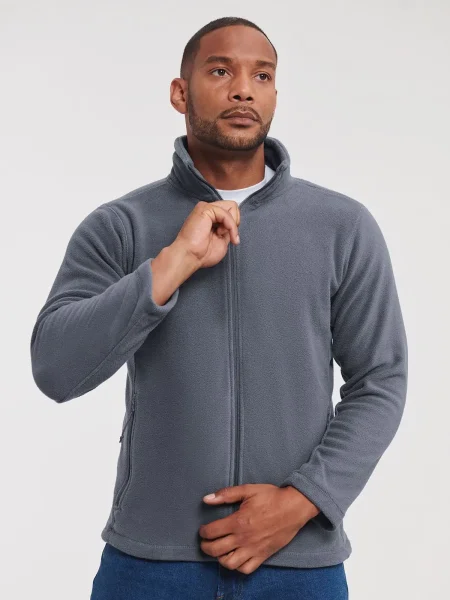 Felpe in pile da uomo Full Zip Outdoor Fleece Rusell