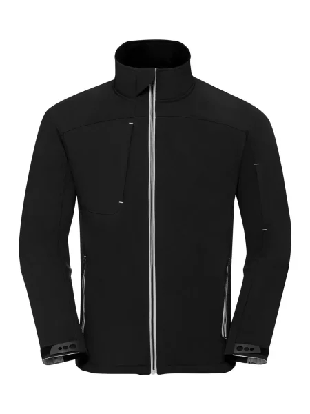 softshell-uomo-idrorepellente-personalizzabile-rusell-mens-bionic-jacket-black-8.webp