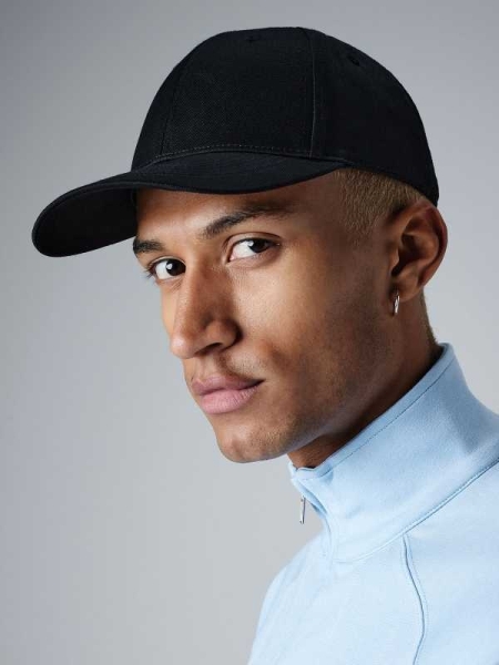 Cappellino modello rap e snapback personalizzato Beechfield Urbanwear 6 Panel Snapback