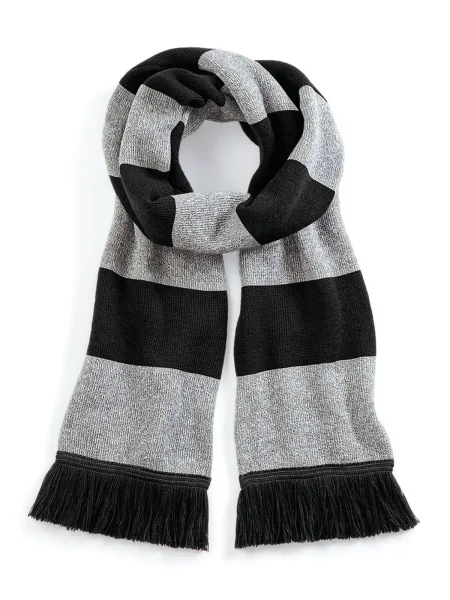 sciarpa-personalizzata-beechfield-stadium-scarf-black-heather-grey-11.webp