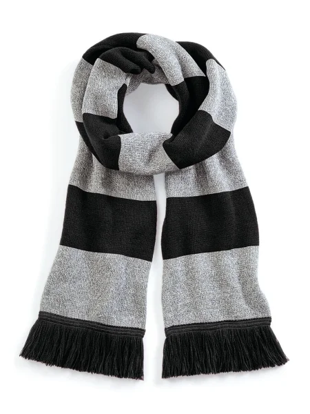 sciarpa-personalizzata-beechfield-stadium-scarf-black-heather-grey-15.webp
