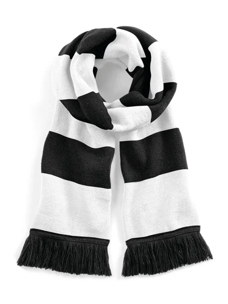 sciarpa-personalizzata-beechfield-stadium-scarf-black-white-3.webp