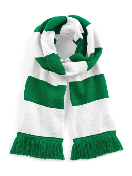 sciarpa-personalizzata-beechfield-stadium-scarf-kelly-green-white-4.webp