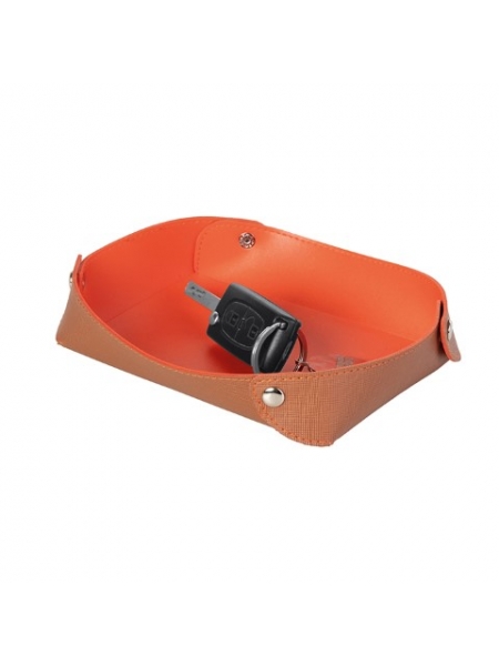 Svuotatasche bicolore in poliuretano cm.15,5x11