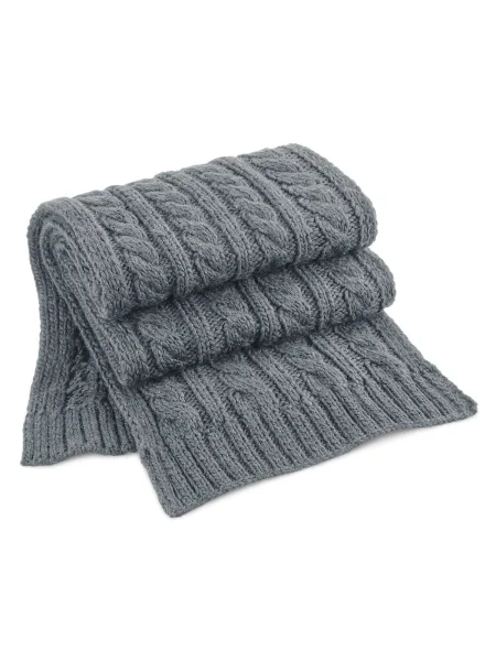 sciarpa-personalizzata-beechfield-cable-knit-melange-scarf-light-grey-15.webp