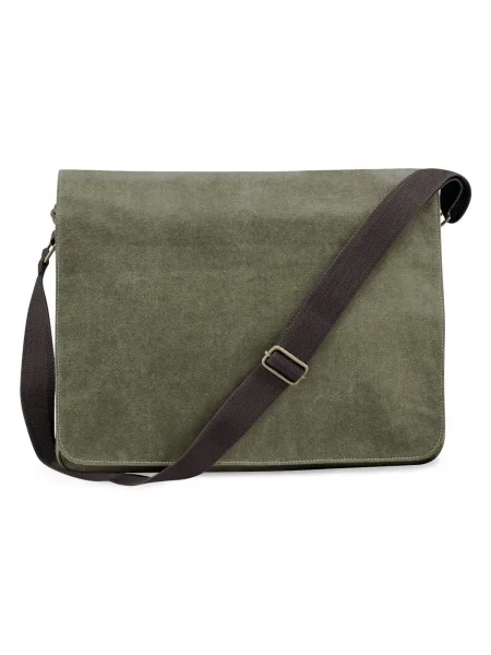Borsa a tracolla personalizzata Quadra Vintage Canvas Despatch Bag