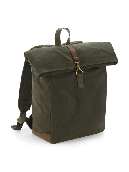 Zaino classico porta pc Quadra Heritage Waxed Canvas
