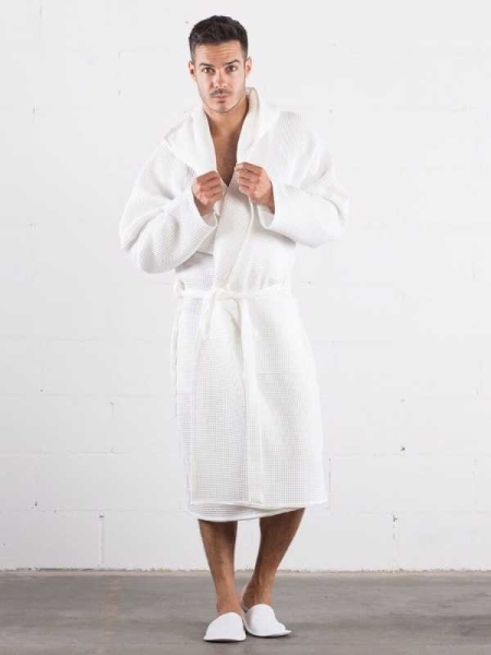 Accappatoio personalizzato Bear Dream Waffle Bathrobe Cotton