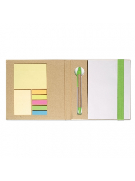 Set da scrivania con block notes e sticky notes personalizzato Quincy