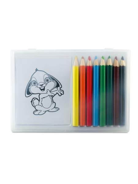 Set di pastelli colorati Recreation per personalizzare matite