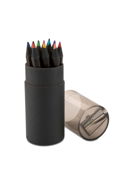 Set con 12 matite colorate personalizzate Blocky