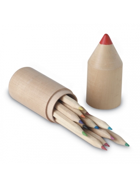 Set 12 matite in legno personalizzate Coloret
