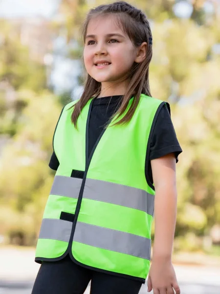 Gilet alta visibilità bambino personalizzabile Korntex Aarhus