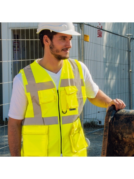 Gilet alta visibilità multitasche Vest Korntex