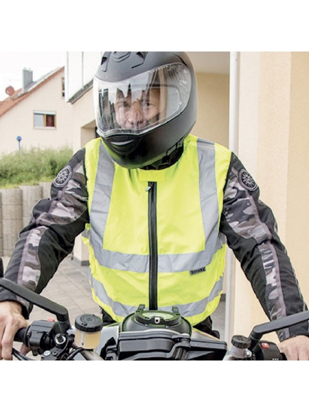 Gilet alta visibilità moto personalizzabile Korntex