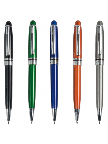 Penne personalizzate a scatto in plastica con refill jumbo