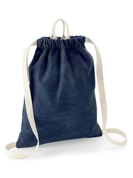 Zaino a sacca personalizzata Bag Base Denim Gymsac
