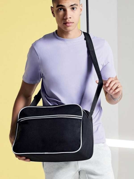 Borse con tracolla lunga retro personalizzate Bag Base