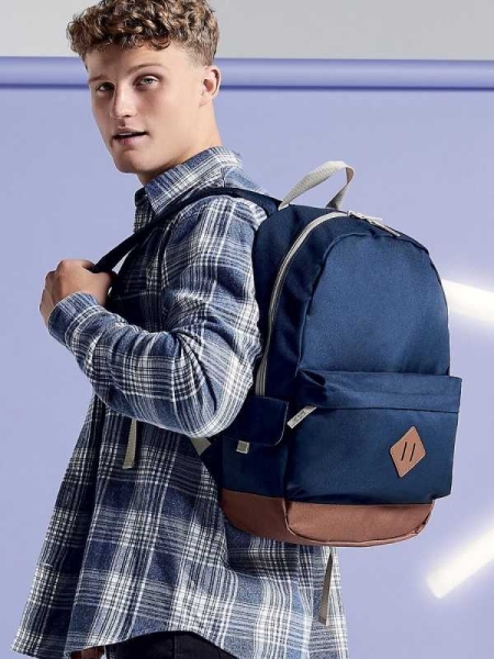 Zaino classico personalizzato Bag Base Heritage Backpack