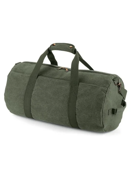 Borsone personalizzato Bag Base Vintage Canvas Barrel