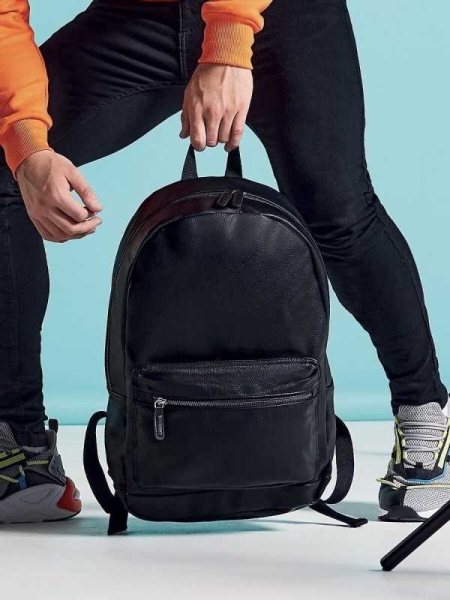 Zaino classico personalizzato Bag Base Faux Leather Fashion Backpack