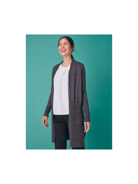 Cardigan donna personalizzato Henbury Ladies' Longline Open