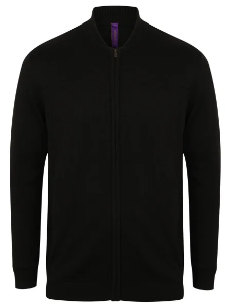 cardigan-con-zip-personalizzato-henbury-unisex-zip-through-black-16.webp