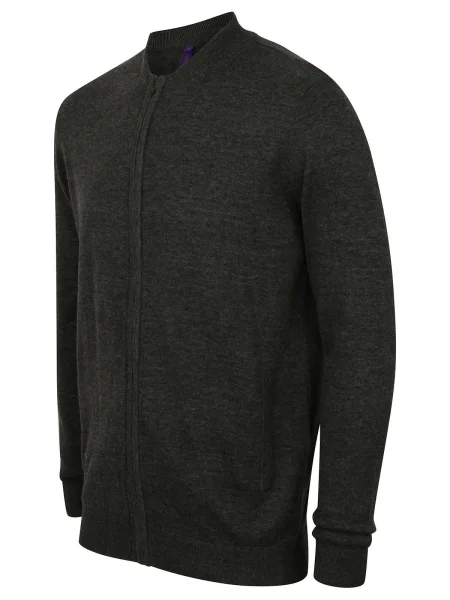 cardigan-con-zip-personalizzato-henbury-unisex-zip-through-grey-marl-21.webp