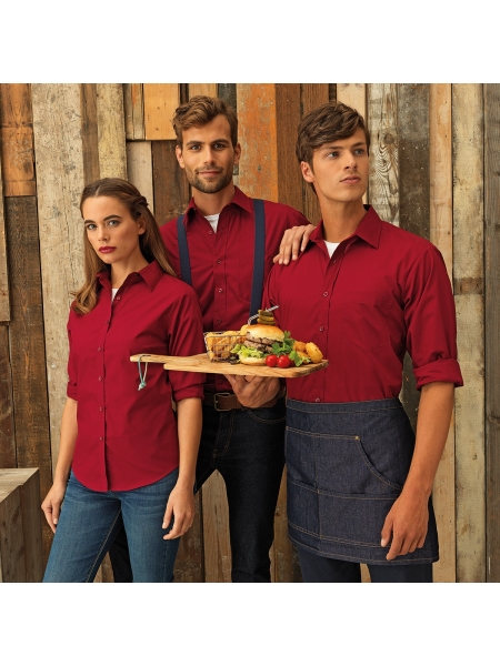 Camicie Men's Long Sleeve Poplin Shirt Premier
