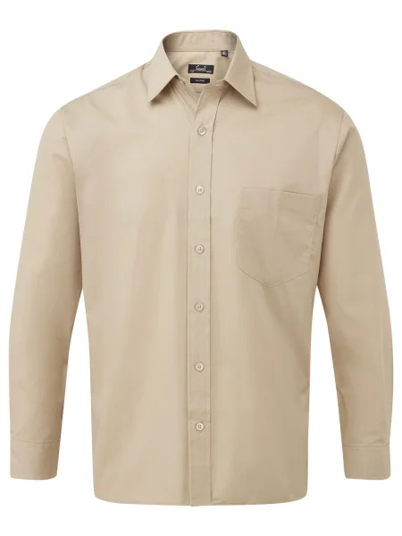 camicia-manica-lunga-in-popeline-personalizzabile-uomo-premier-khaki-45.webp