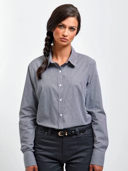 camicia-donna-maniche-lunghe-microcheck-gingham-shirt-premier-7.webp