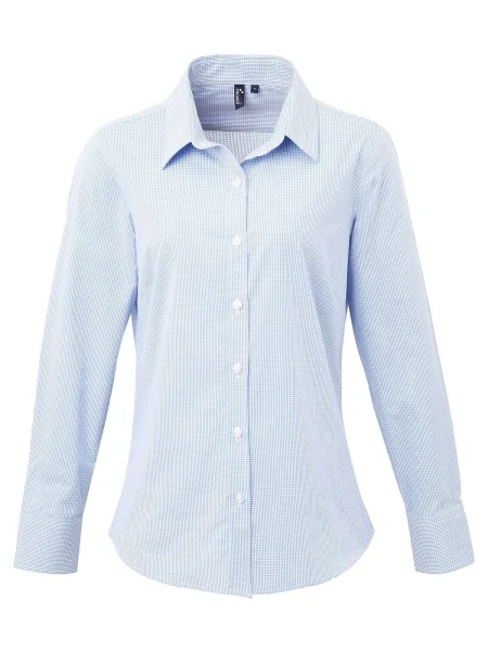 camicia-donna-maniche-lunghe-microcheck-gingham-shirt-premier-light-blue-white-10.webp