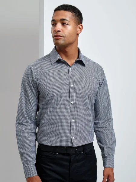 Camicie a quadretti da uomo personalizzate Premier