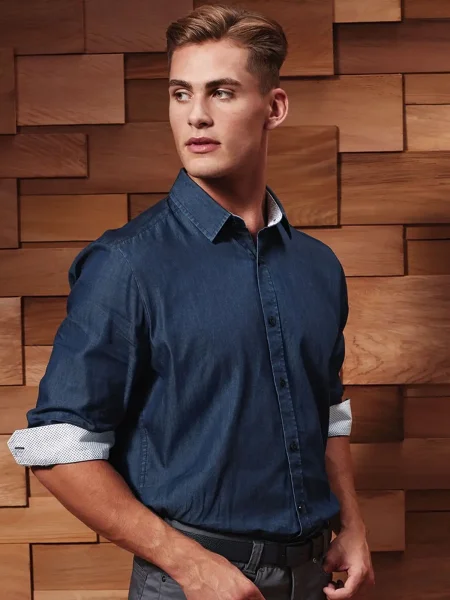 Camicia ricamo personalizzato uomo Premier