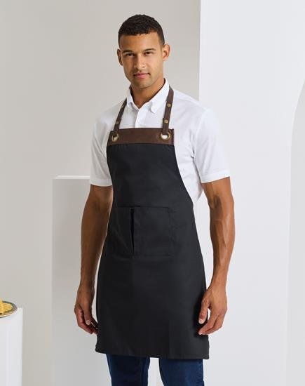Grembiule unisex 195 g/m² personalizzabile Espresso Bib Apron Premier