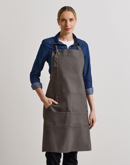 Grembiule unisex 320 g/m² personalizzabile Premier Calibre' Heavy Cotton Canvas Pocket Apron