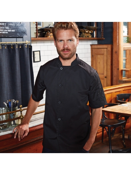 Giacca da chef Essential Short Sleeve Chef's Jacket Premier