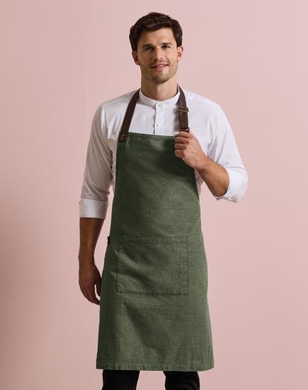 Grembiule unisex 220 g/m² personalizzabile Premier Annex Oxford Bib Apron