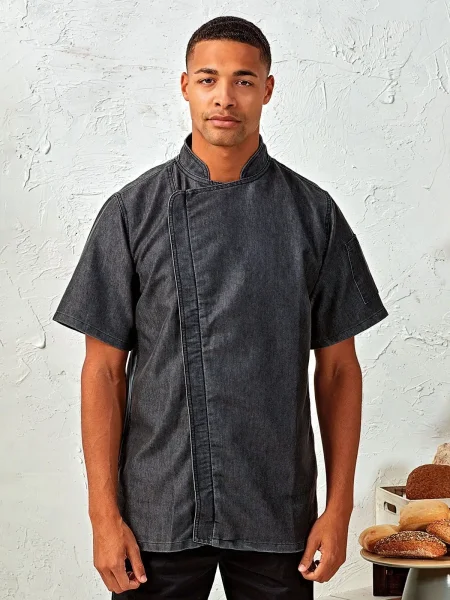 Giacca da chef con chiusura a zip Short Sleeve Premier