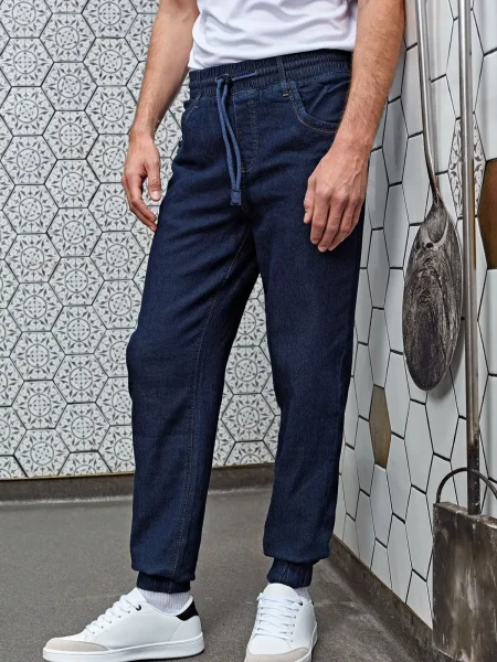 Pantaloni da chef uomo in stile jogging Premier