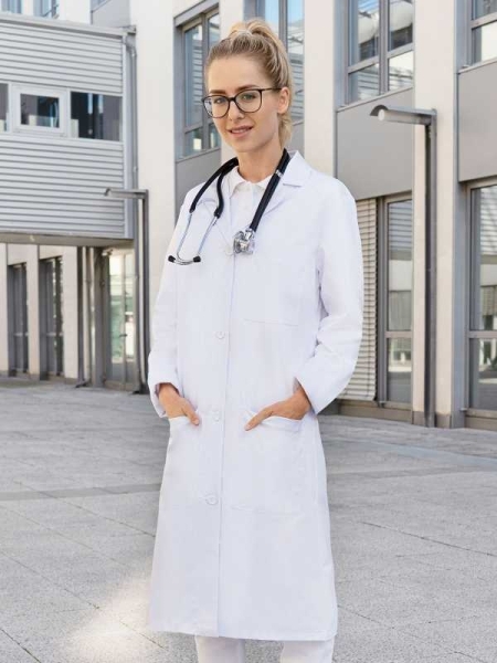 Camice medicale da donna personalizzato Karlowsky Ladies' Work Coat Basic