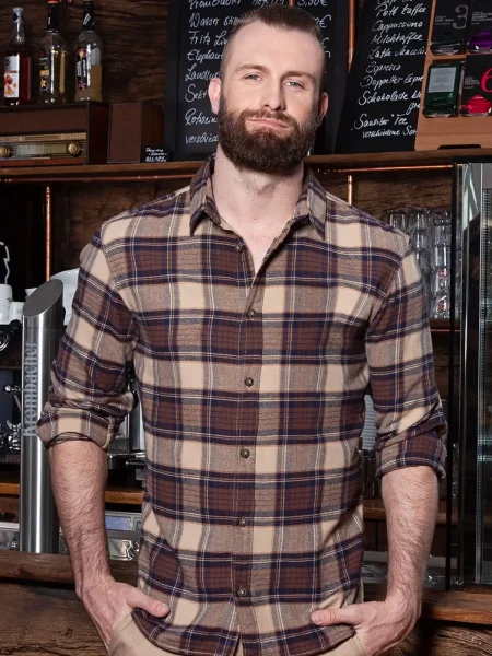 Camicia da uomo personalizzata Karlowsky Men's checked shirt Urban-Trend