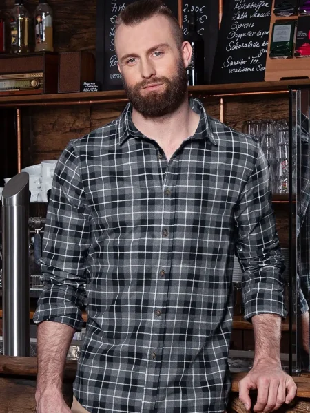 Camicia da uomo personalizzata Karlowsky Men's checked shirt Urban-Flair