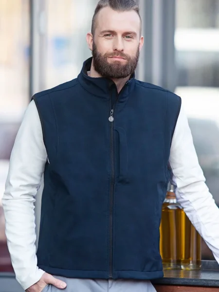 Gilet in softshell uomo personalizzato Karlowsky Men's Softshell Waistcoat Classic