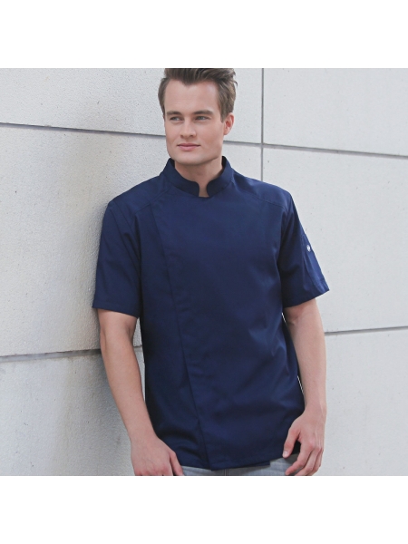 Giacca da chef per uomo personalizzata Karlowsky Short-Sleeve Chef Jacket Modern-Look