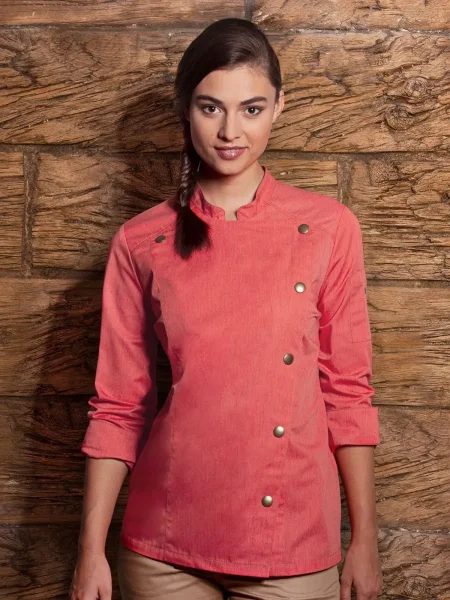 Giacca da chef da donna personalizzata Karlowsky Jacket Jeans-Style